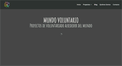 Desktop Screenshot of mundovoluntario.com